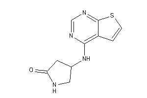 4-(thieno[2,3-d]pyrimidin-4-ylamino)-2-pyrrolidone