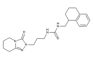 1-[3-(3-keto-5,6,7,8-tetrahydro-[1,2,4]triazolo[4,3-a]pyridin-2-yl)propyl]-3-(tetralin-1-ylmethyl)urea