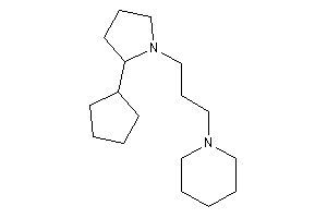 1-[3-(2-cyclopentylpyrrolidino)propyl]piperidine