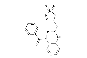 Image of N-[2-[[2-(1,1-diketo-2,3-dihydrothiophen-3-yl)acetyl]amino]phenyl]benzamide