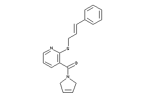 [2-(cinnamylthio)-3-pyridyl]-(3-pyrrolin-1-yl)methanone