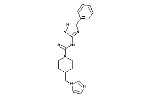 4-(imidazol-1-ylmethyl)-N-(3-phenyl-1,2,4-thiadiazol-5-yl)piperidine-1-carboxamide