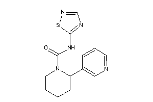 Image of 2-(3-pyridyl)-N-(1,2,4-thiadiazol-5-yl)piperidine-1-carboxamide
