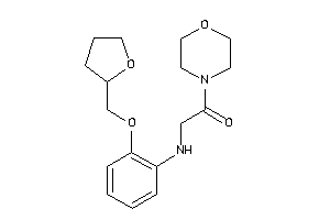 1-morpholino-2-[2-(tetrahydrofurfuryloxy)anilino]ethanone