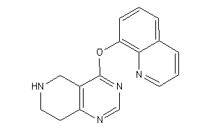 4-(8-quinolyloxy)-5,6,7,8-tetrahydropyrido[4,3-d]pyrimidine