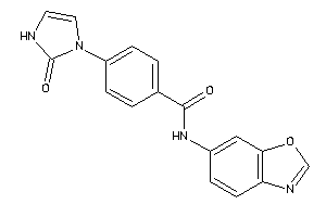 Image of N-(1,3-benzoxazol-6-yl)-4-(2-keto-4-imidazolin-1-yl)benzamide