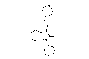 3-cyclohexyl-1-(2-morpholinoethyl)imidazo[4,5-b]pyridin-2-one