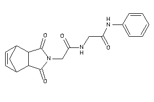 2-[[2-(diketoBLAHyl)acetyl]amino]-N-phenyl-acetamide