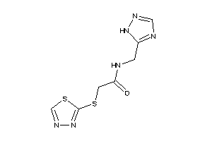 2-(1,3,4-thiadiazol-2-ylthio)-N-(1H-1,2,4-triazol-5-ylmethyl)acetamide