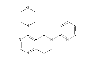 4-[6-(2-pyridyl)-7,8-dihydro-5H-pyrido[4,3-d]pyrimidin-4-yl]morpholine