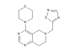 4-[6-(1,2,4-oxadiazol-5-ylmethyl)-7,8-dihydro-5H-pyrido[4,3-d]pyrimidin-4-yl]morpholine