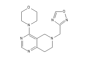4-[6-(1,2,4-oxadiazol-3-ylmethyl)-7,8-dihydro-5H-pyrido[4,3-d]pyrimidin-4-yl]morpholine