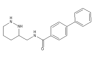 N-(hexahydropyridazin-3-ylmethyl)-4-phenyl-benzamide
