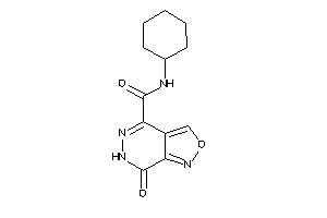 Image of N-cyclohexyl-7-keto-6H-isoxazolo[3,4-d]pyridazine-4-carboxamide