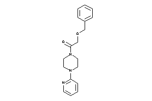 2-benzoxy-1-[4-(2-pyridyl)piperazino]ethanone