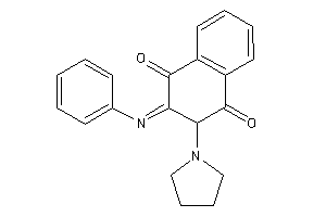 Image of 2-phenylimino-3-pyrrolidino-tetralin-1,4-quinone