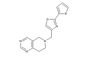 4-(7,8-dihydro-5H-pyrido[4,3-d]pyrimidin-6-ylmethyl)-2-(2-thienyl)oxazole