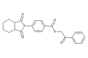 4-(1,3-diketo-3a,4,5,6,7,7a-hexahydroisoindol-2-yl)benzoic Acid Phenacyl Ester