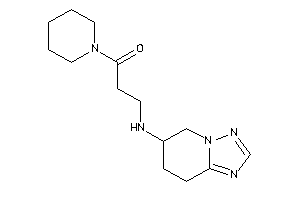 1-piperidino-3-(5,6,7,8-tetrahydro-[1,2,4]triazolo[1,5-a]pyridin-6-ylamino)propan-1-one