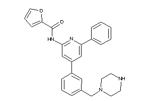 N-[6-phenyl-4-[3-(piperazinomethyl)phenyl]-2-pyridyl]-2-furamide