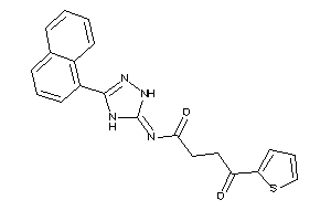 4-keto-N-[3-(1-naphthyl)-1,4-dihydro-1,2,4-triazol-5-ylidene]-4-(2-thienyl)butyramide