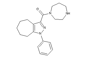 1,4-diazepan-1-yl-(1-phenyl-5,6,7,8-tetrahydro-4H-cyclohepta[c]pyrazol-3-yl)methanone