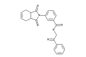 Image of 3-(1,3-diketo-3a,4,7,7a-tetrahydroisoindol-2-yl)benzoic Acid Phenacyl Ester