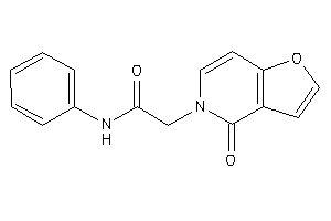 Image of 2-(4-ketofuro[3,2-c]pyridin-5-yl)-N-phenyl-acetamide