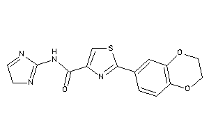 Image of 2-(2,3-dihydro-1,4-benzodioxin-6-yl)-N-(4H-imidazol-2-yl)thiazole-4-carboxamide