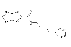 Image of N-(4-imidazol-1-ylbutyl)thieno[2,3-d]thiazole-5-carboxamide