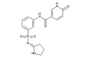 6-keto-N-[3-(pyrrolidin-2-ylideneamino)sulfonylphenyl]-1H-pyridine-3-carboxamide