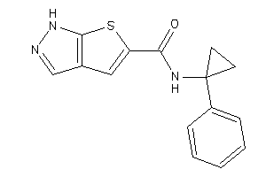 Image of N-(1-phenylcyclopropyl)-1H-thieno[2,3-c]pyrazole-5-carboxamide