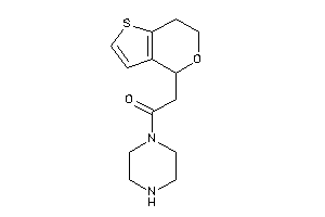 Image of 2-(6,7-dihydro-4H-thieno[3,2-c]pyran-4-yl)-1-piperazino-ethanone