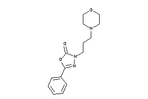 3-(3-morpholinopropyl)-5-phenyl-1,3,4-oxadiazol-2-one