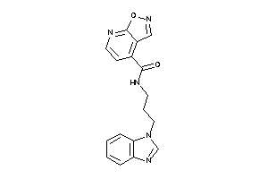 N-[3-(benzimidazol-1-yl)propyl]isoxazolo[5,4-b]pyridine-4-carboxamide