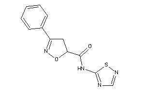3-phenyl-N-(1,2,4-thiadiazol-5-yl)-2-isoxazoline-5-carboxamide