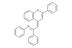 Phenyl-[1-phenyl-2-(2-phenylchromen-4-ylidene)ethylidene]amine