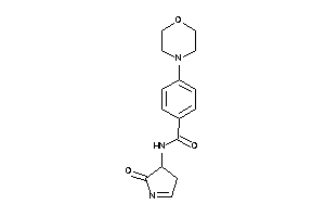 Image of N-(2-keto-1-pyrrolin-3-yl)-4-morpholino-benzamide