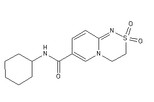 N-cyclohexyl-2,2-diketo-3,4-dihydropyrido[2,1-c][1,2,4]thiadiazine-7-carboxamide