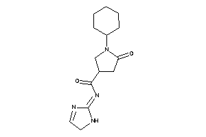 1-cyclohexyl-N-(3-imidazolin-2-ylidene)-5-keto-pyrrolidine-3-carboxamide