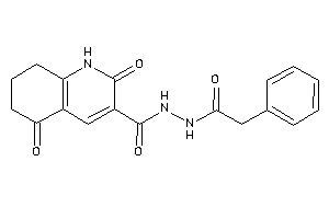 2,5-diketo-N'-(2-phenylacetyl)-1,6,7,8-tetrahydroquinoline-3-carbohydrazide