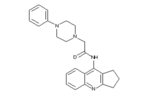 Image of N-(2,3-dihydro-1H-cyclopenta[b]quinolin-9-yl)-2-(4-phenylpiperazino)acetamide
