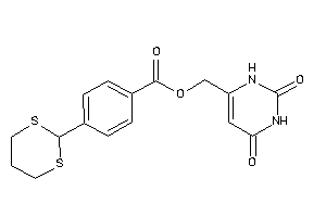Image of 4-(1,3-dithian-2-yl)benzoic Acid (2,4-diketo-1H-pyrimidin-6-yl)methyl Ester