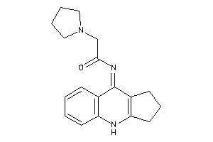 2-pyrrolidino-N-(1,2,3,4-tetrahydrocyclopenta[b]quinolin-9-ylidene)acetamide