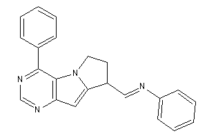 Phenyl-[(1-phenyl-7,8-dihydro-6H-pyrimido[5,4-e]pyrrolizin-6-yl)methylene]amine