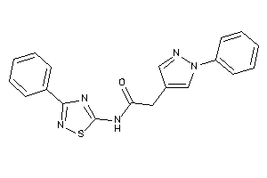 2-(1-phenylpyrazol-4-yl)-N-(3-phenyl-1,2,4-thiadiazol-5-yl)acetamide