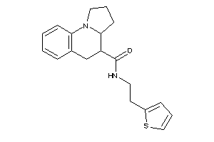 Image of N-[2-(2-thienyl)ethyl]-1,2,3,3a,4,5-hexahydropyrrolo[1,2-a]quinoline-4-carboxamide