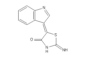 2-imino-5-indol-3-ylidene-thiazolidin-4-one
