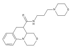 N-(3-morpholinopropyl)-1,2,4,4a,5,6-hexahydro-[1,4]oxazino[4,3-a]quinoline-5-carboxamide