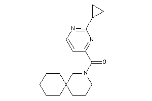 4-azaspiro[5.5]undecan-4-yl-(2-cyclopropylpyrimidin-4-yl)methanone